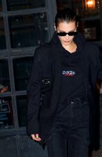 BELLA HADID Leaves Her Apartment in New York 01/15/2019
