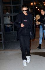 BELLA HADID Leaves Her Apartment in New York 01/15/2019