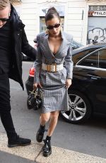 BELLA HADID Out and About in Milan 01/12/2019
