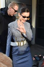 BELLA HADID Out and About in Milan 01/12/2019