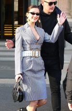 BELLA HADID Out and About in Milan 01/12/2019