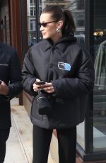 BELLA HADID Out in New York 01/17/2019