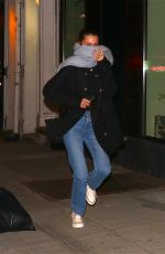BELLA HADID Out in New York 01/22/2019