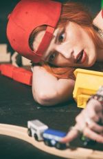BELLA THORNE for Firetruck Lip Stain Promo, Janurary 2019