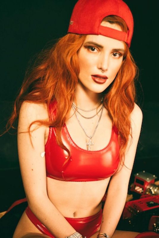 BELLA THORNE for Firetruck Lip Stain Promo, Janurary 2019