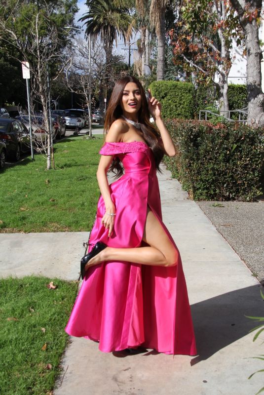 BLANCA BLANCO Heading to 2019 Golden Globe Awards in Beverly Hills 01/06/2019