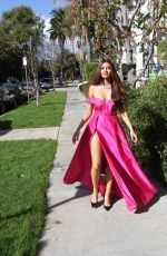 BLANCA BLANCO Heading to 2019 Golden Globe Awards in Beverly Hills 01/06/2019