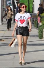 BLANCA BLANCO in Shorts at Anastasia Beverly Hills Salon 01/29/2019