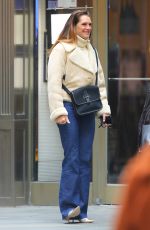 BROOKE SHIELDS Out and About in New York 01/17/2019