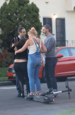 BUCY PHILIPPS Helps Woman Involved in a Scooter Accident in West Hollywood 01/27/2019