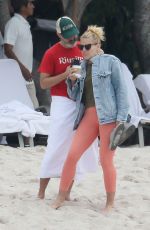 BUSY PHILIPPS at a Beach in Mexico 12/31/2018