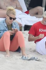 BUSY PHILIPPS at a Beach in Mexico 12/31/2018