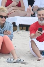BUSY PHILIPPS at a Beach in Mexico 12/31/2018
