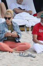 BUSY PHILIPPS at a Beach in Mexico 12/31/2018