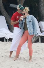 BUSY PHILIPPS at a Beach in Mexico 12/31/2018