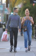 BUSY PHILIPPS in Denim Overalls Out in West Hollywood 01/28/2019