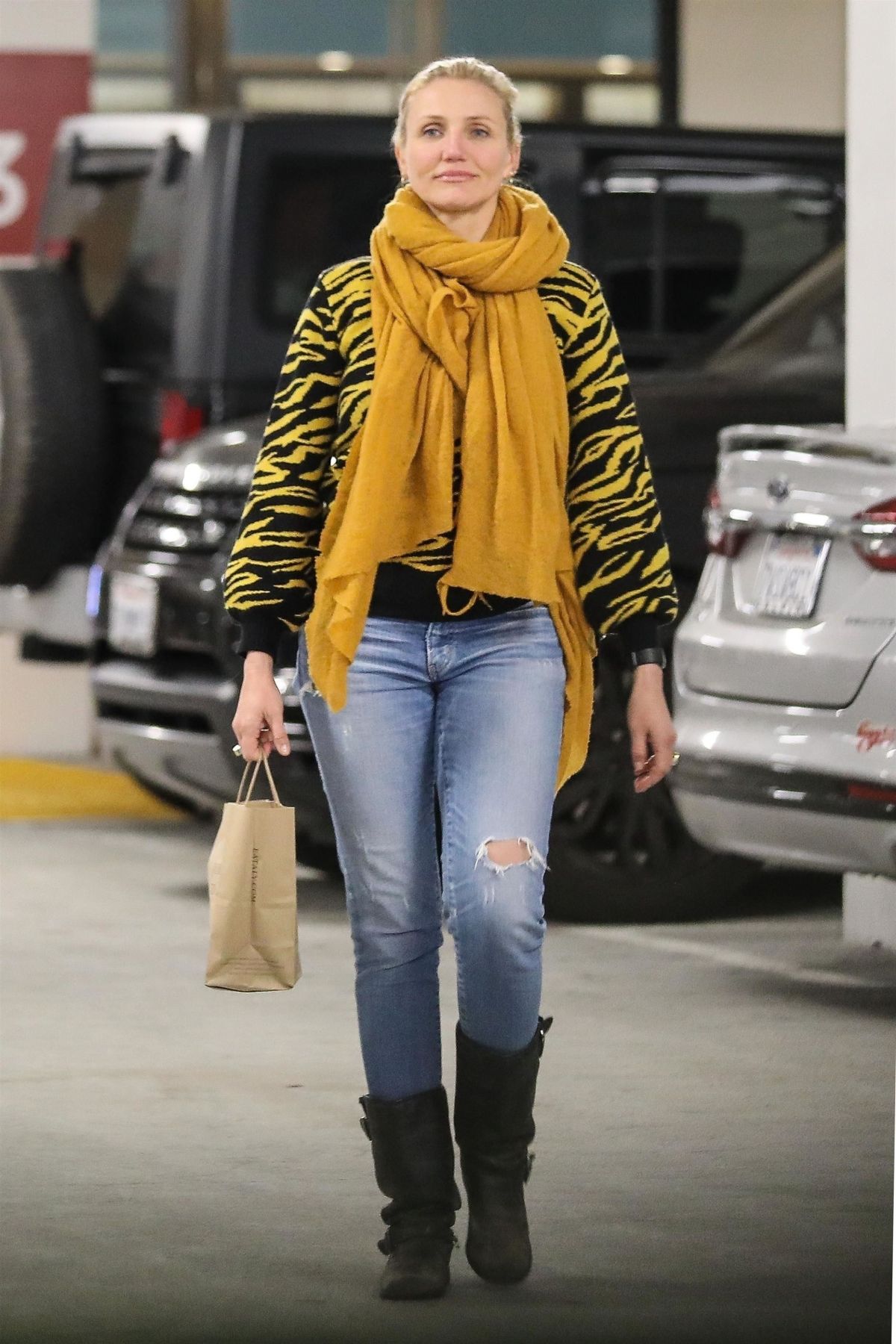 CAMERON DIAZ Out Shopping in Beverly Hills 01/23/2019 - HawtCelebs