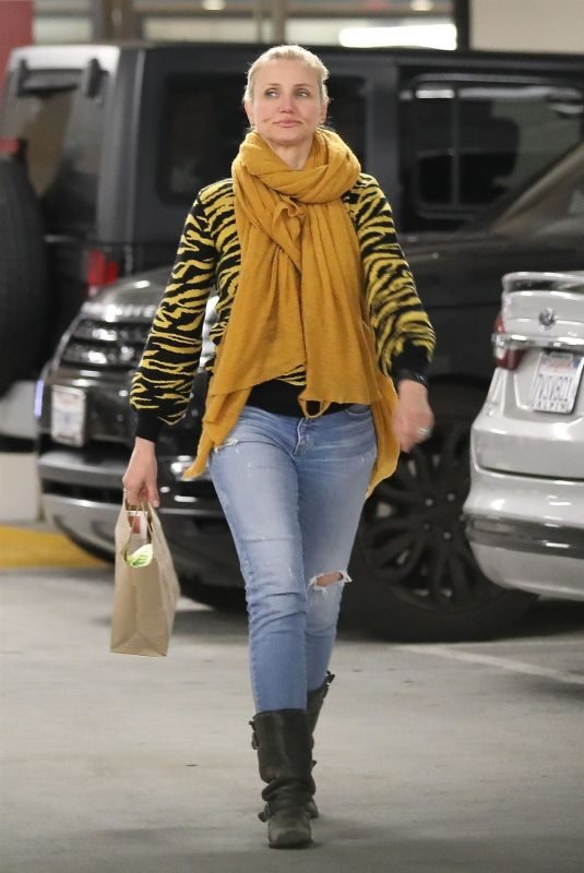CAMERON DIAZ Out Shopping in Beverly Hills 01/23/2019