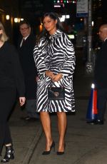 CAMILA ALVES Arrives Late Show in New York 01/23/2019