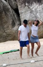 CAMILA MORRONE and Leonardo Dicaprio at a Beach in Phuket 12/30/2018