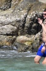 CAMILA MORRONE and Leonardo Dicaprio on the Beach in Thailand 01/10/2019