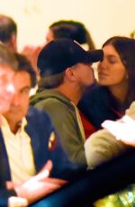CAMILA MORRONE and Leonardo DiCarprio Kissing at a Restaurant in New York 01/09/2019