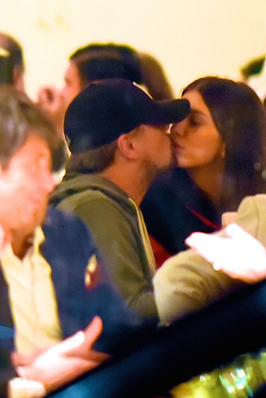 CAMILA MORRONE and Leonardo DiCarprio Kissing at a Restaurant in New York 01/09/2019