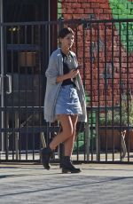 CAMILA MORRONE in Denim Skirt Out in Los Angeles 01/21/2019