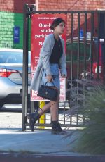 CAMILA MORRONE in Denim Skirt Out in Los Angeles 01/21/2019