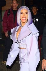 CARDI B Arrives at Rhythm & Flow in New York 01/08/2019