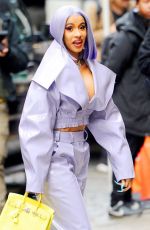 CARDI B Arrives at Rhythm & Flow in New York 01/08/2019