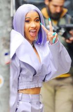 CARDI B Arrives at Rhythm & Flow in New York 01/08/2019