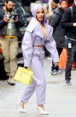 CARDI B Arrives at Rhythm & Flow in New York 01/08/2019