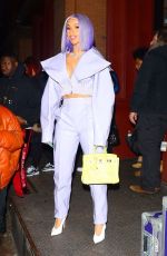 CARDI B Arrives at Rhythm & Flow in New York 01/08/2019
