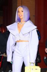 CARDI B Arrives at Rhythm & Flow in New York 01/08/2019