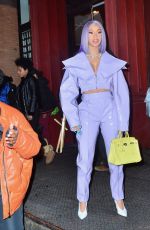 CARDI B Arrives at Rhythm & Flow in New York 01/08/2019