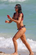 CAROLINA BALDINI in Bikini at a Beach in Miami 01/06/2019