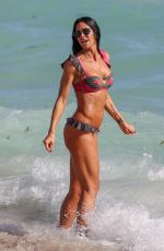 CAROLINA BALDINI in Bikini at a Beach in Miami 01/06/2019