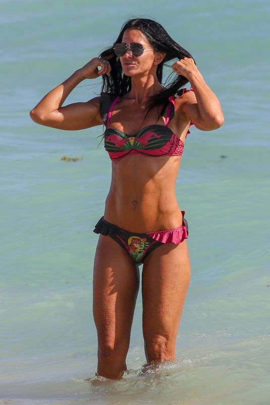 CAROLINA BALDINI in Bikini at a Beach in Miami 01/06/2019