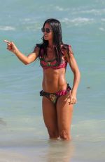 CAROLINA BALDINI in Bikini at a Beach in Miami 01/06/2019