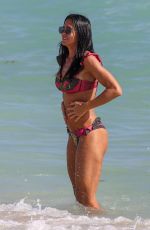 CAROLINA BALDINI in Bikini at a Beach in Miami 01/06/2019