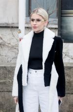 CAROLINE DAUR Arrives at Jacquemus Fashion Show in Paris 01/20/2019