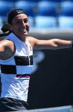 CAROLINE GARCIA at 2019 Australian Open at Melbourne Park 01/14/2019