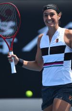 CAROLINE GARCIA at 2019 Australian Open at Melbourne Park 01/16/2019