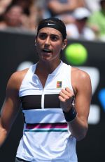 CAROLINE GARCIA at 2019 Australian Open at Melbourne Park 01/16/2019