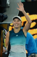 CAROLINE WOZNIACKI at 2019 Australian Open at Melbourne Park 01/14/2019