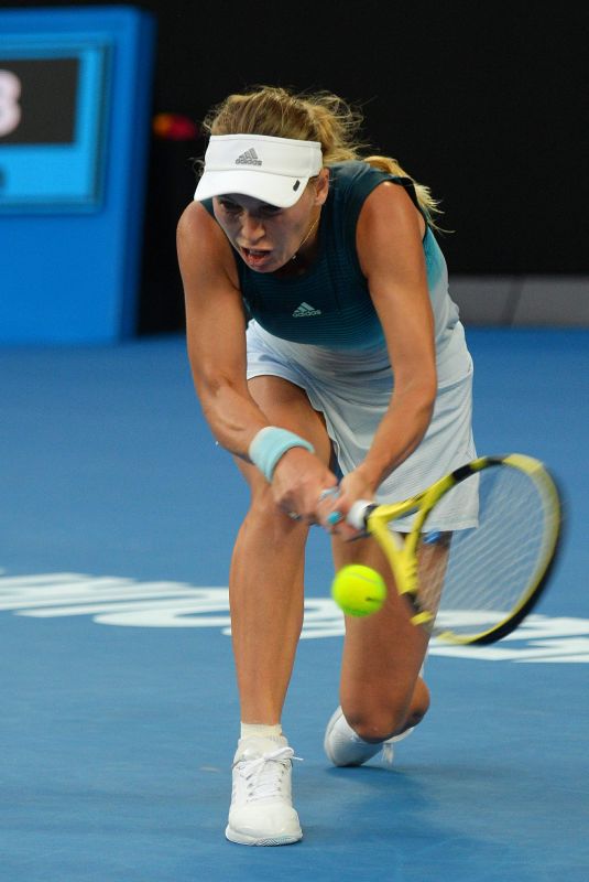 CAROLINE WOZNIACKI at 2019 Australian Open at Melbourne Park 01/14/2019