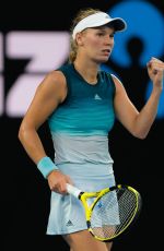 CAROLINE WOZNIACKI at 2019 Australian Open at Melbourne Park 01/14/2019
