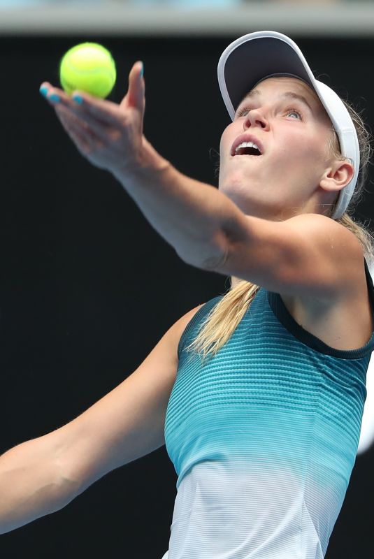 CAROLINE WOZNIACKI at 2019 Australian Open at Melbourne Park 01/16/2019