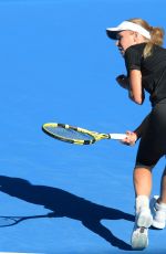 CAROLINE WOZNIACKI at 2019 Australian Open Practice Session at Melbourne Park 01/13/2019